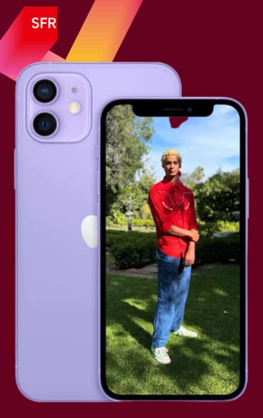 iPhone 12 vue avant, 5G Week SFR