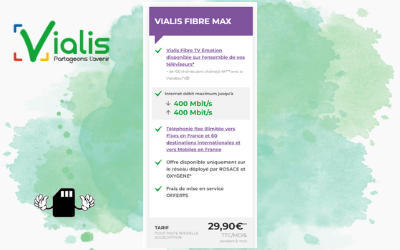 L'offre fibre max Vialis