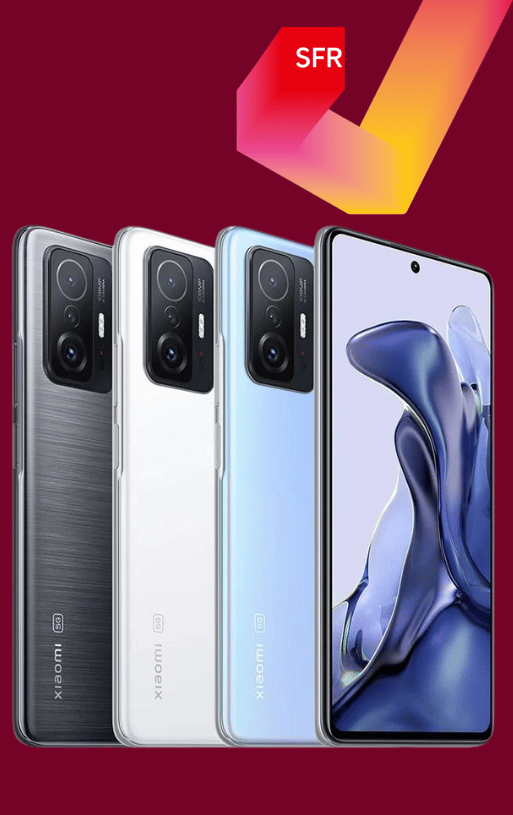 Xiaomi 11T vue de côté, 5G Week SFR