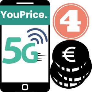 La 5G en option à 4€/mois chez Youprice
