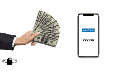 Combien coûte le forfait 200 Go de Youprice ?