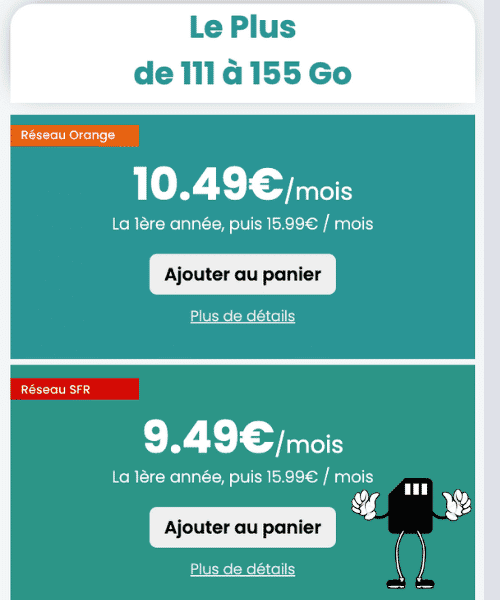 Le forfait Plus 100 Go Youprice en détail