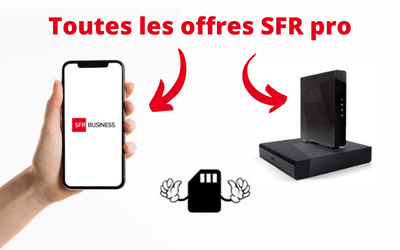 Toutes les offres mobiles et Internet SFR pro