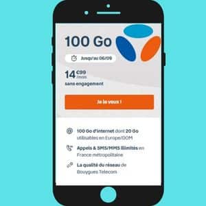 Le forfait 100 Go de B&You