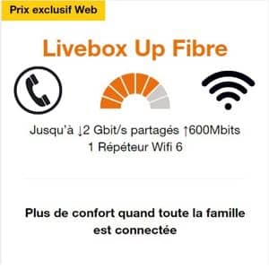 l'offre d'Orange : la Livebox UP