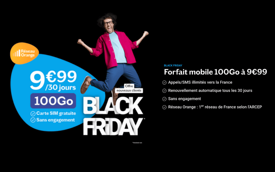 Black Friday Lebara mobile : de 40 à 200 Go dès seulement 5,99€ par mois