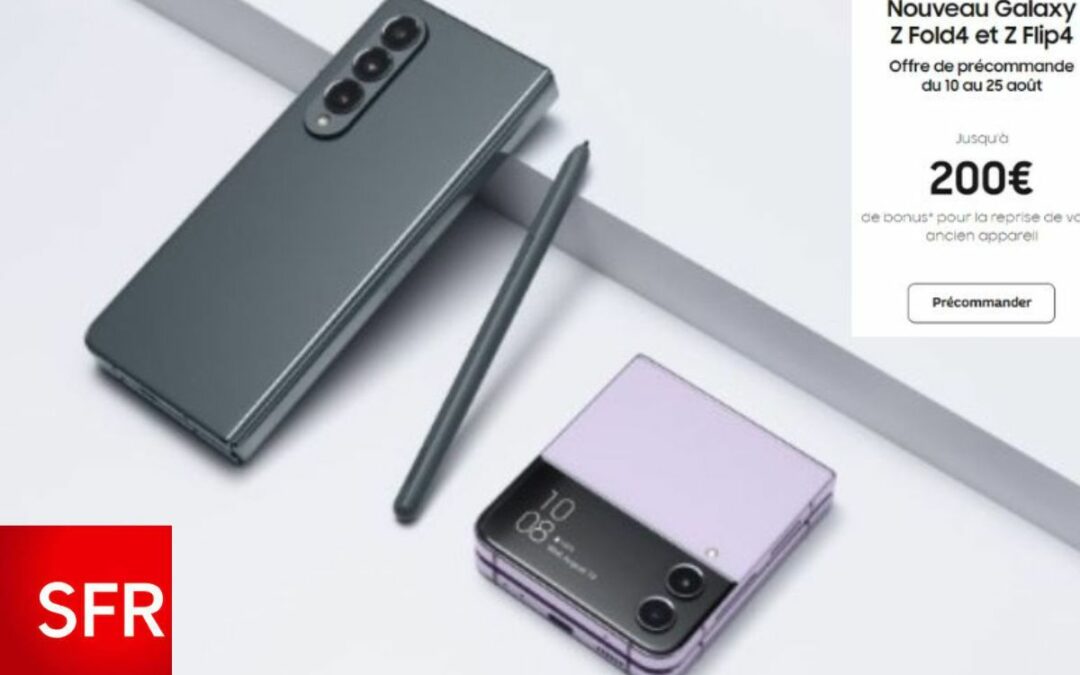 À peine sorti, le prix du Galaxy Z Flip 4 passe déjà sous la barre des 250€ chez SFR !