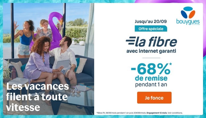 Promo exclusive : en ce moment, la Bbox Fit est à seulement 9,99€ au lieu de 30,99€ pendant un an !