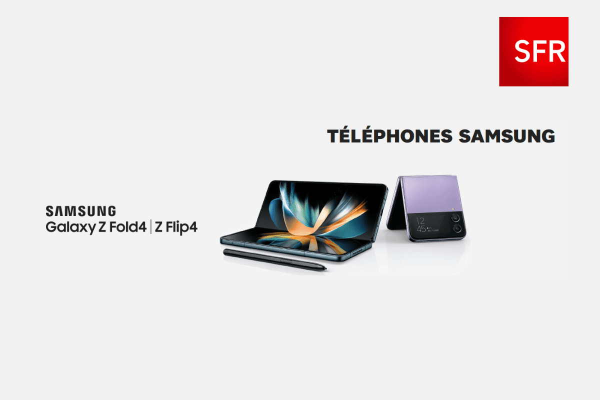 Les Samsung Galaxy Flip 4 et Fold 4 en précommande chez SFR