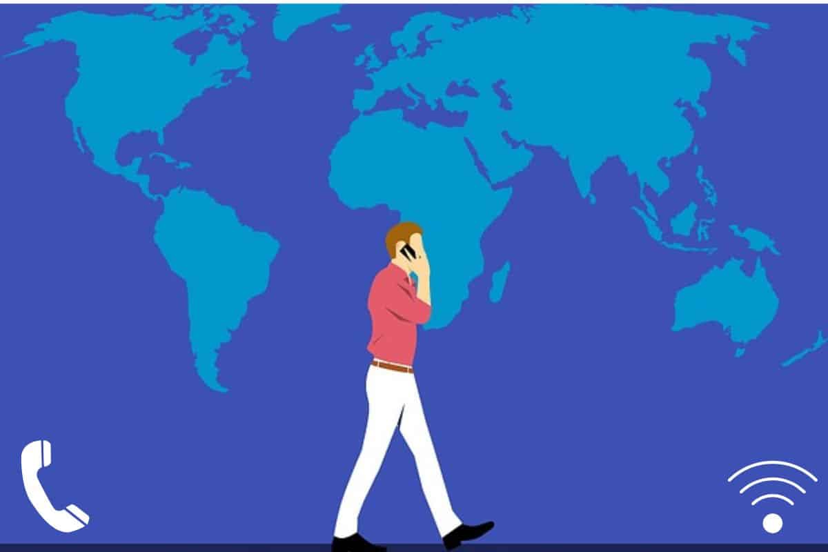 Illustration pour comprendre le fonctionnement du roaming