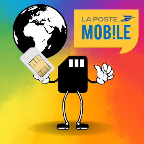 La carte SIM prépayée la poste mobile pour l'Afrique