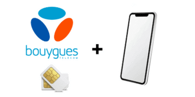 Logo Bouygues Telecom + téléphone