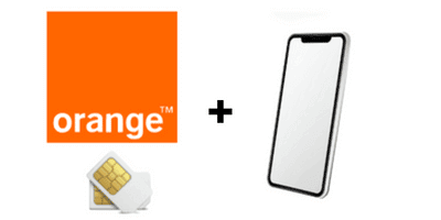 Logo Orange + téléphone