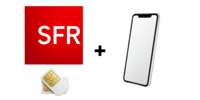 Logo SFR + téléphone