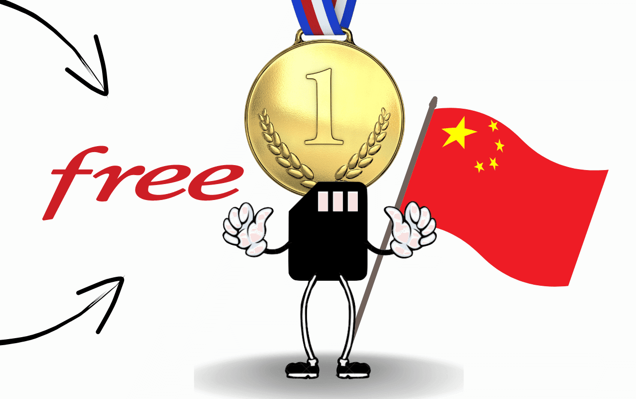 Free : meilleur opérateur pour un forfait mobile pour la Chine