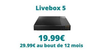 prix livebox5 sosh