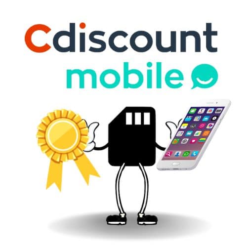 Le meilleur forfait mobile avec téléphone : Cdiscount mobile