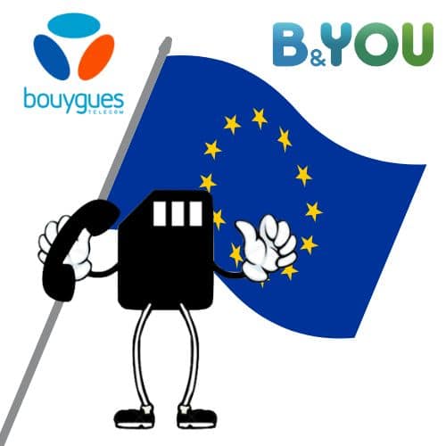 Forfait international pour l'Europe et les DOM Bouygues télécom