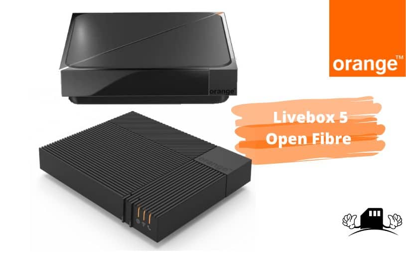 La Livebox 5 Open Fibre Orange forfait box et mobile