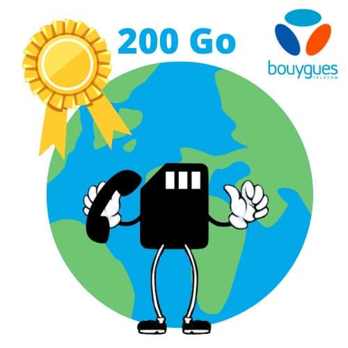 Le meilleur forfait international Bouygues télécom 200 Go