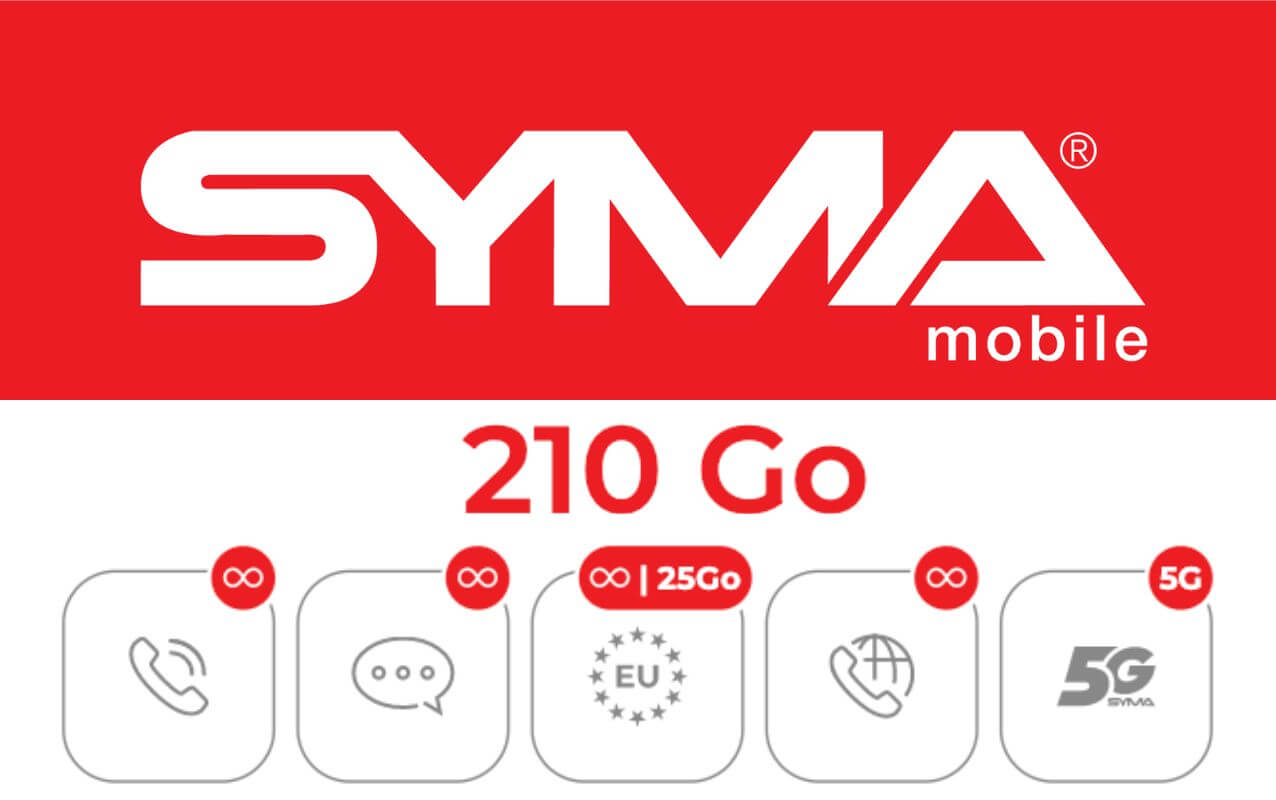Derniers jours pour profiter du forfait 210 Go Syma