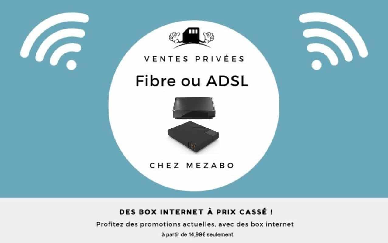 Les ventes privées Mezabo avec les box à partir de 19,99€