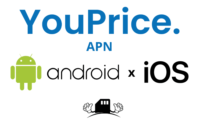 Youprice APN configuration selon le modèle de téléphone