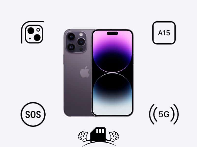 Listes complètes des caractéristiques de l'iPhone 14.