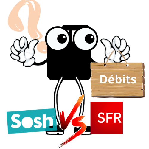 Les débits mobile SFR ou Sosh