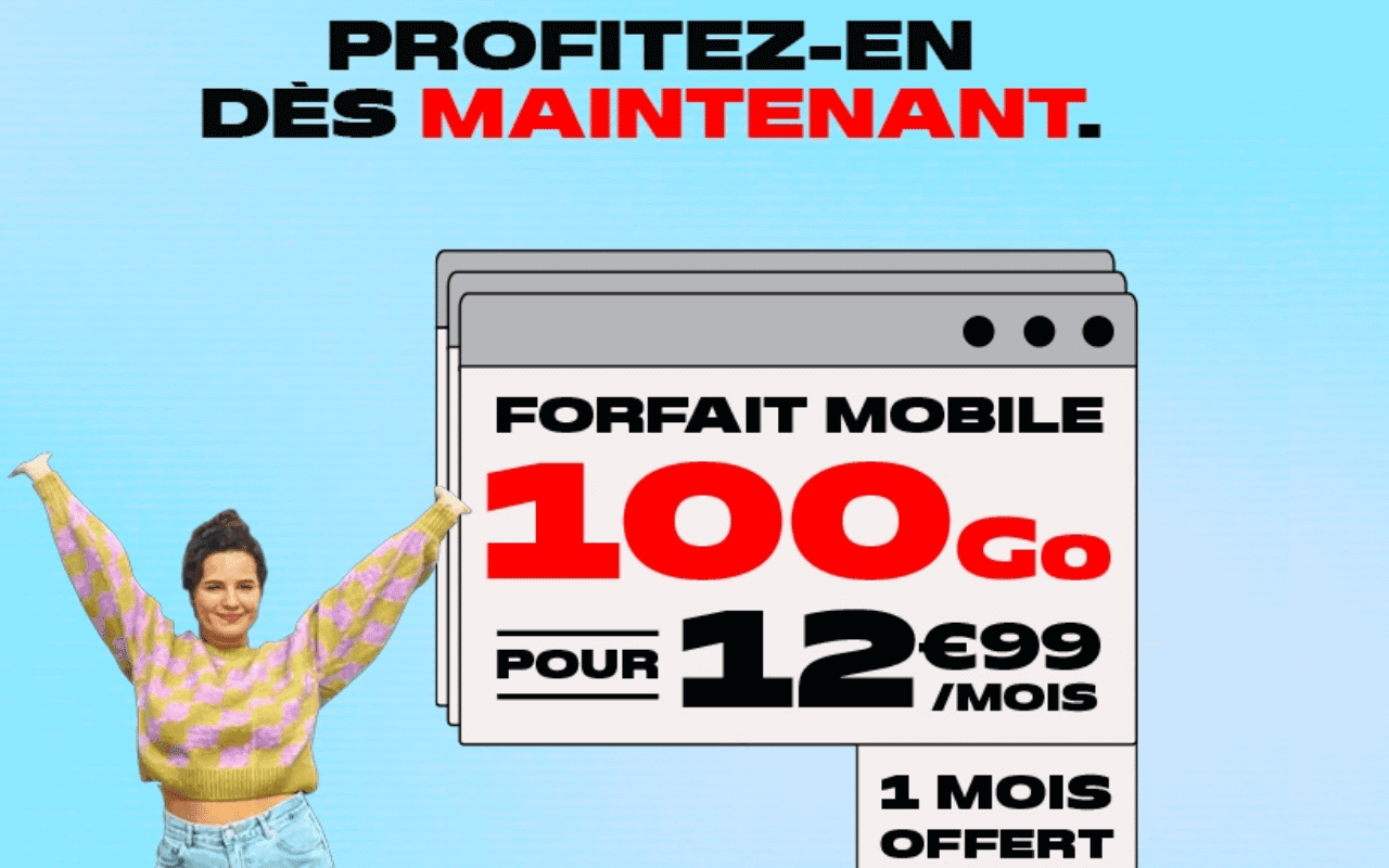 Forfait mobile 100 Go Nrj Mobile