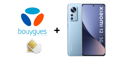 Logo Bouygues télécom Xiaomi 12 5G