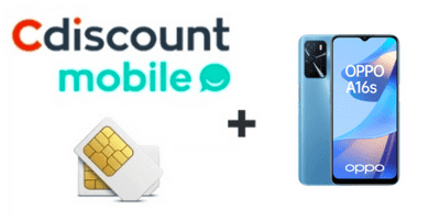 Logo Cdiscount oppo a16s