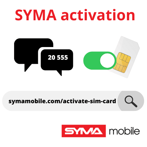 Comment activer la carte SIM Syma ?