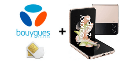 Logo Bouygues télécom Galaxy Flip 4
