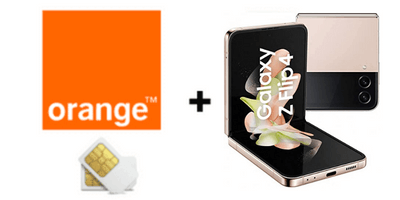 Logo Orange Galaxy Z Flip 4