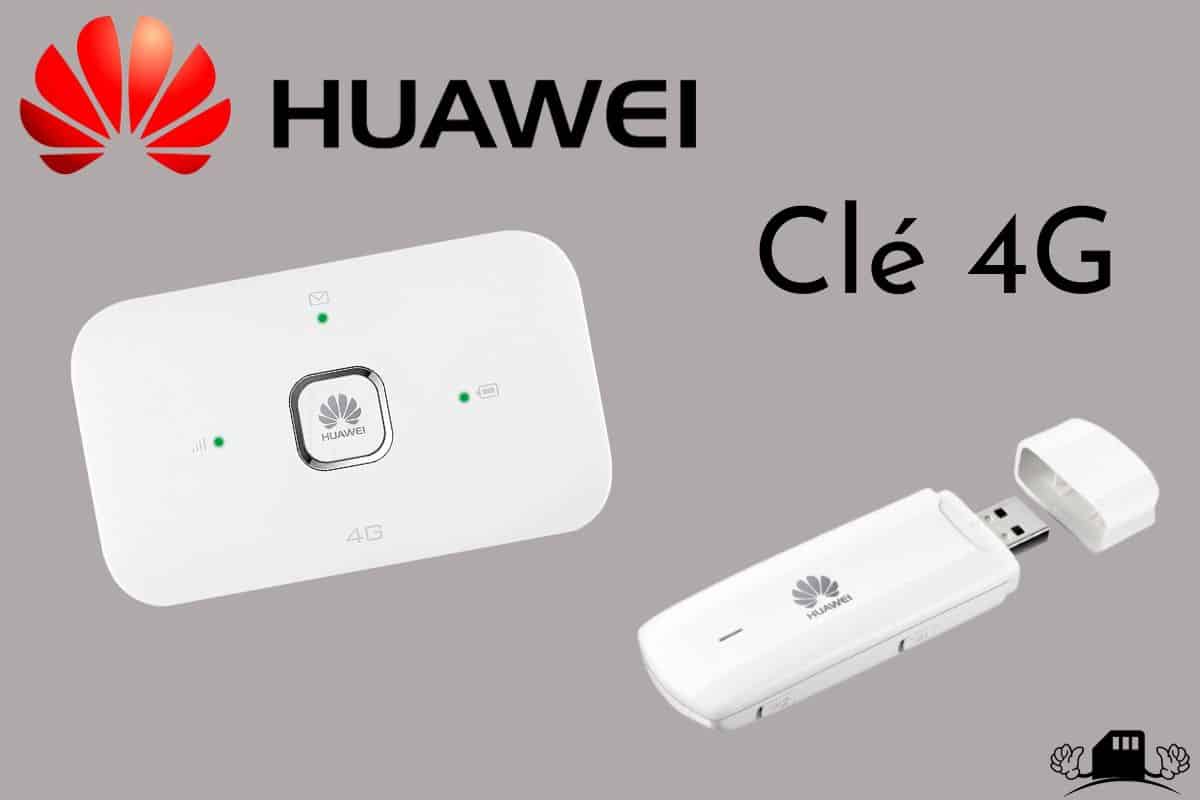 Les différentes clés 4G Huawei.