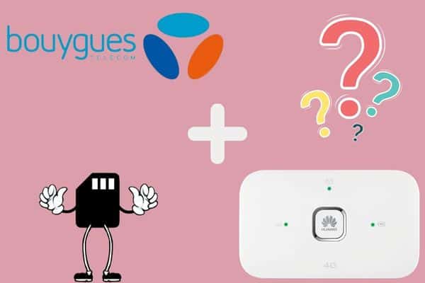 La clé 4G Huawei de chez Bouygues Telecom.