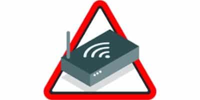 Logo internet en panne