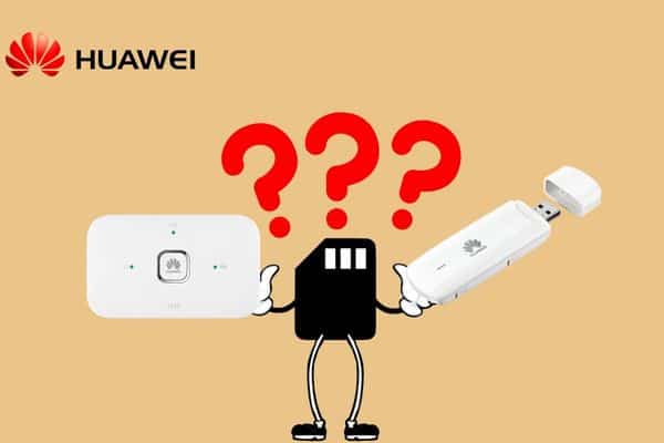 Les différentes offres clé 4G Huawei.