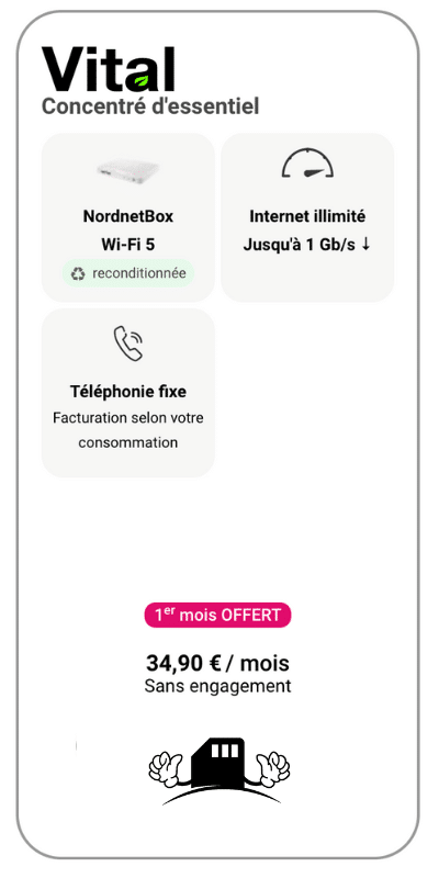 Nordnet fibre : abonnement vital