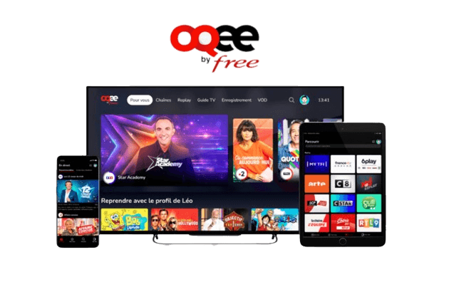 Interface OQEE Freebox