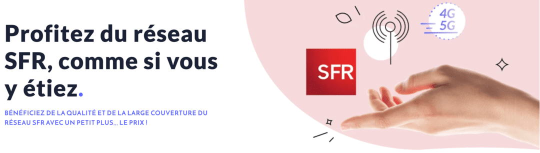 le réseau SFR chez Prixtel