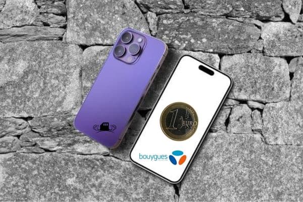 Le détail de l'offre Iphone 14 à 1 euro.