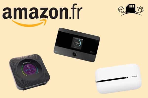 Les routeurs 4G de chez Amazon.