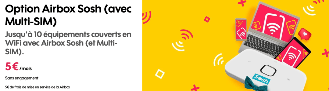 détail de la airbox 4G de sosh