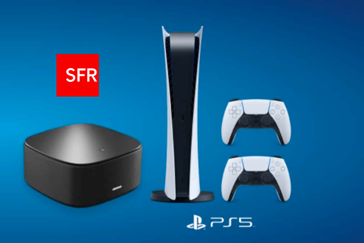 Le pack box + PS5 de nouveau disponible chez SFR !