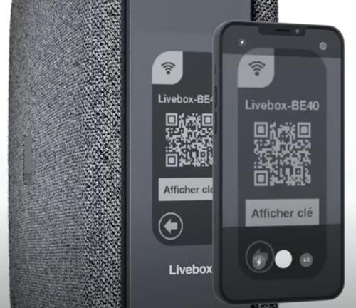 le qr code sur la livebox 6 orange