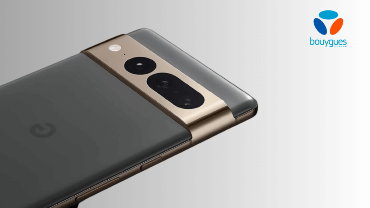 Le Google Pixel 7 avec 85 euros de remise immédiate chez Bouygues telecom