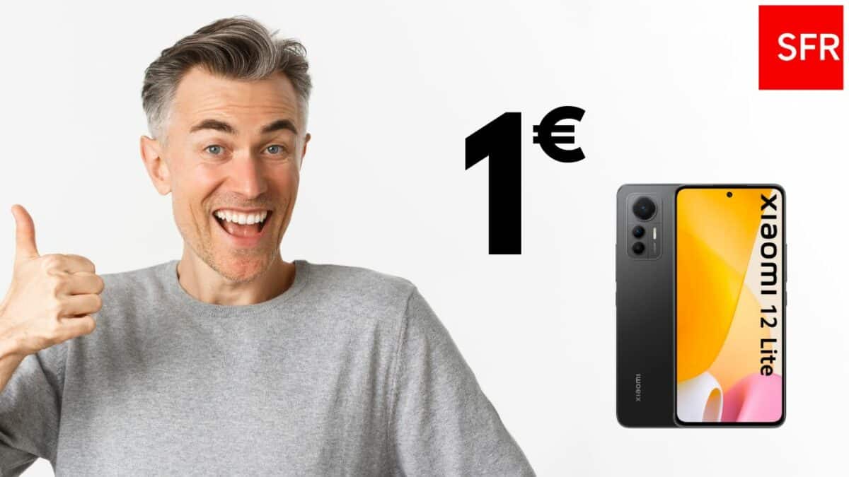 Le Xiaomi 12 Lite à 1 euro chez SFR