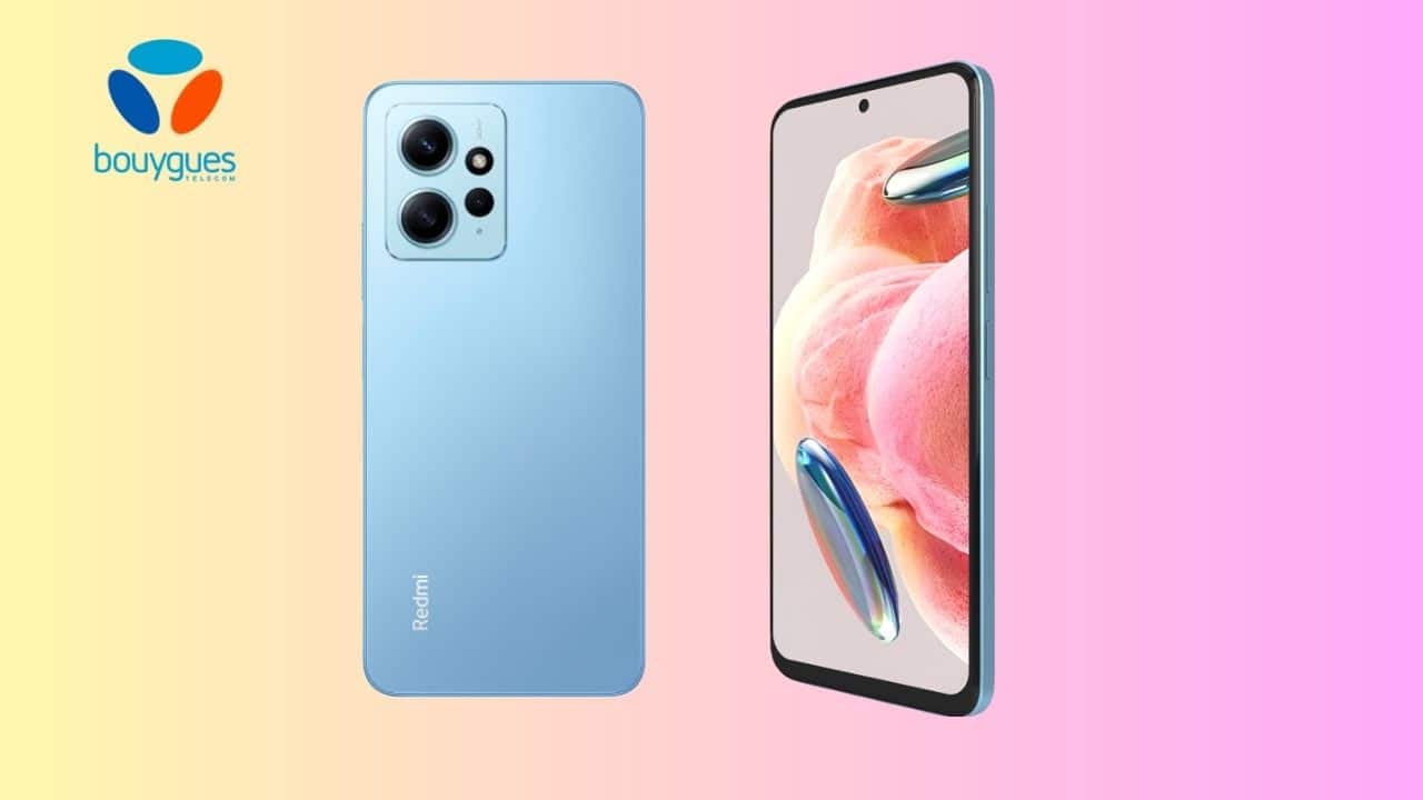 Le Xiaomi note 12 4G à 199 euros chez Bouygues telecom